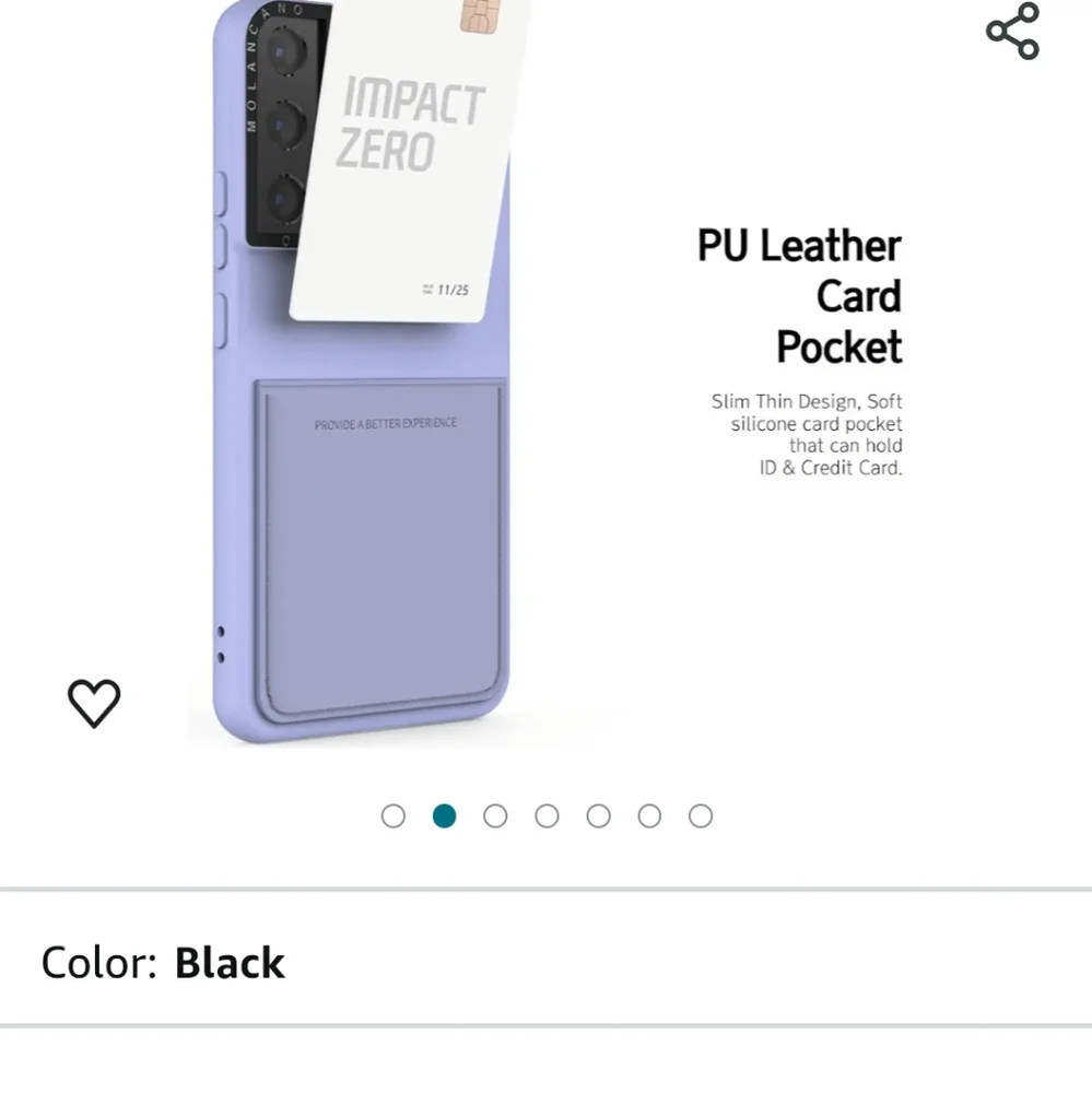 Phone case for Samsung Galaxy S22 PLUS in black